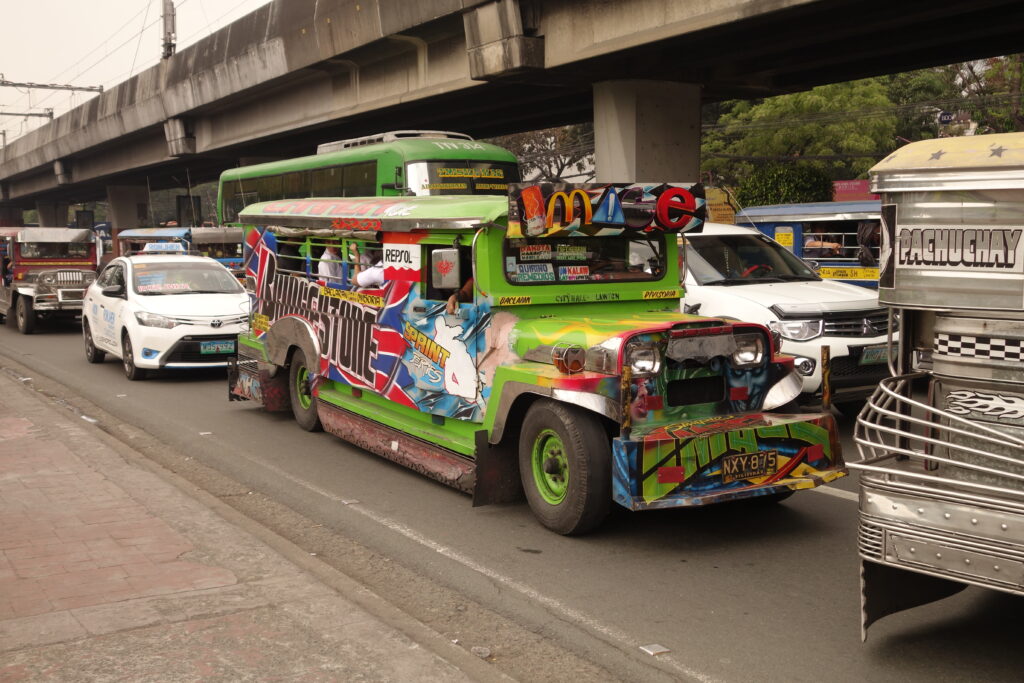 A jeepney in Manila