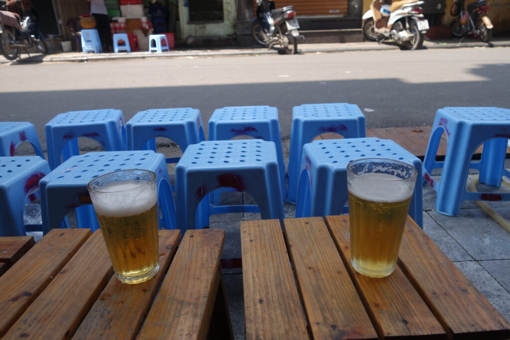 Fresh beer in Hanoi