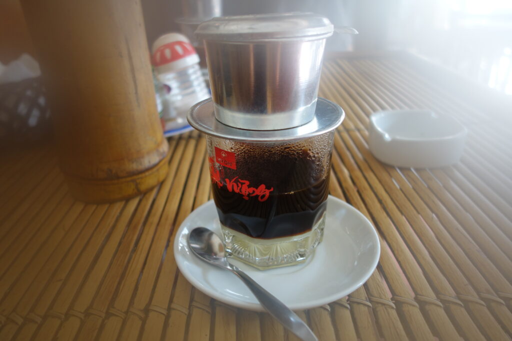 Vietnamese coffee.
