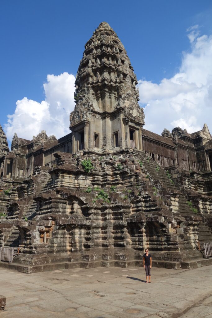 At Angkor Wat.