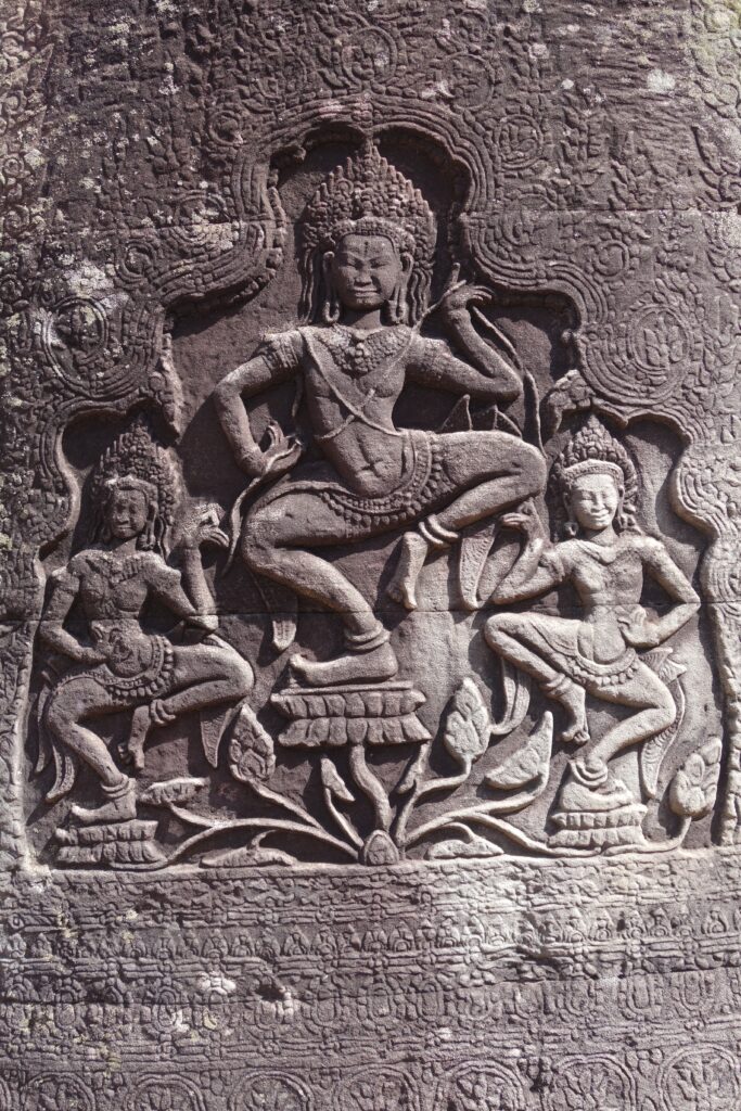 Dancing Apsaras at Bayon.