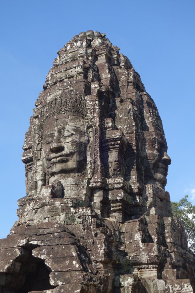 One of over 200 faces at Bayon.