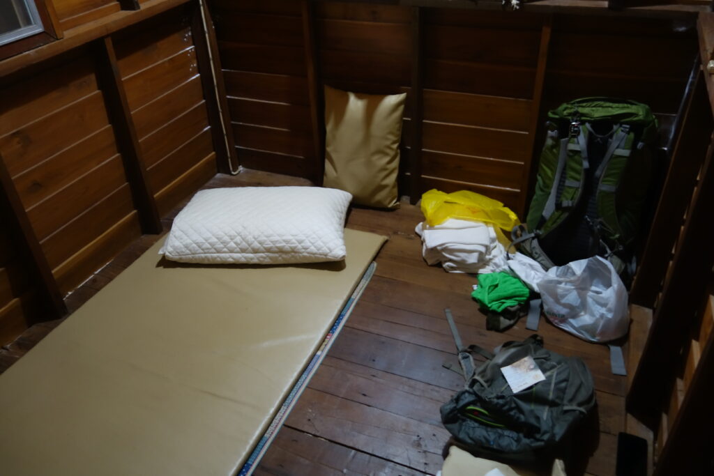 The inside of Jon's room.