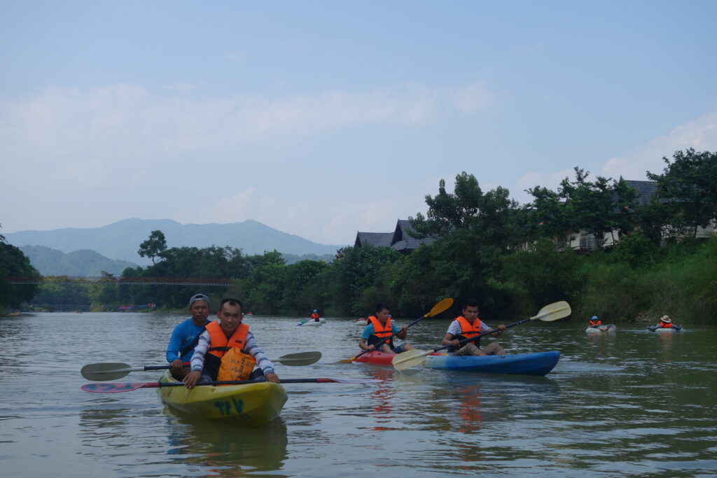 Our Kayaking buddies.