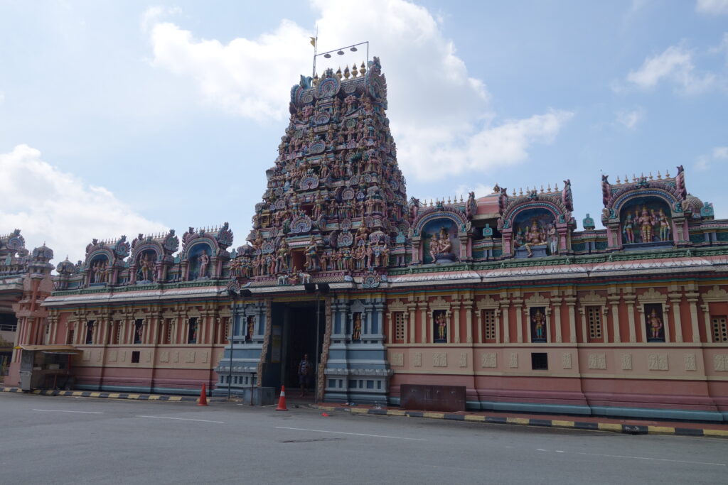 A Hindu temple in KL.