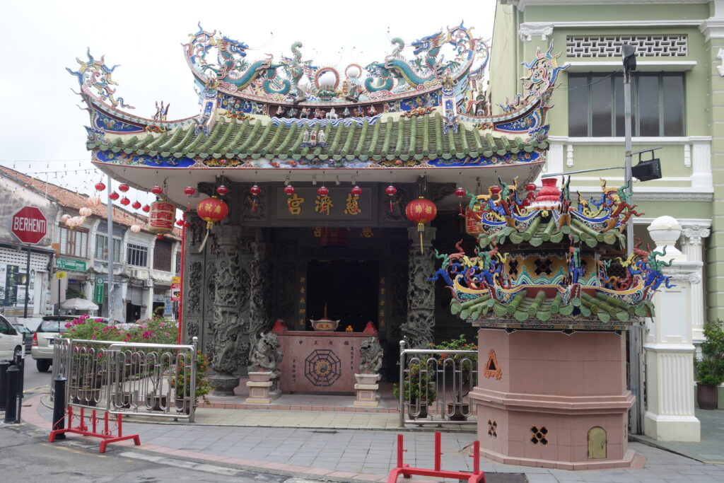 A Chinese temple in Penang.