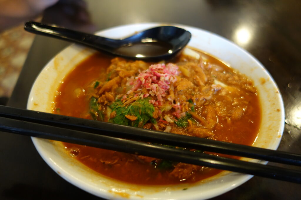 Laksa, a signature dish of Penang.